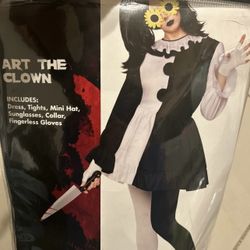 Art the Clown-Adult-Medium 8-10-Brand New