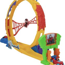 Marvel Spidey and His Amazing Friends Amazing Metals Super Loop Track Set