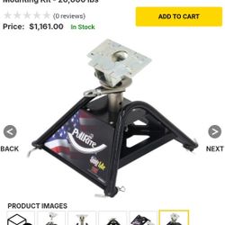 SuperLite 5th wheel Gooseneck conversion hitch