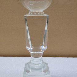 Paparazzi Crown Club 10 Award Sleek Crystal Trophy
