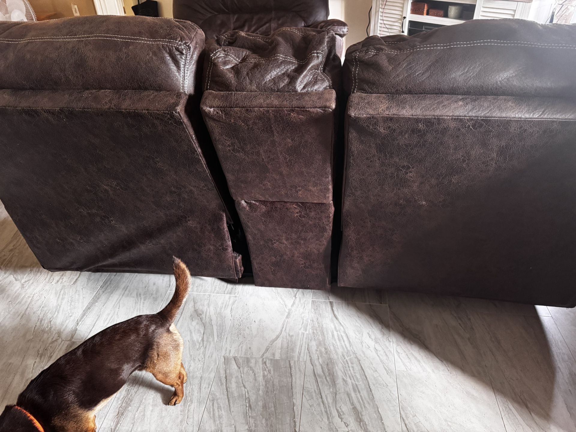 Couch/ Recliner And Oversized Loveseat