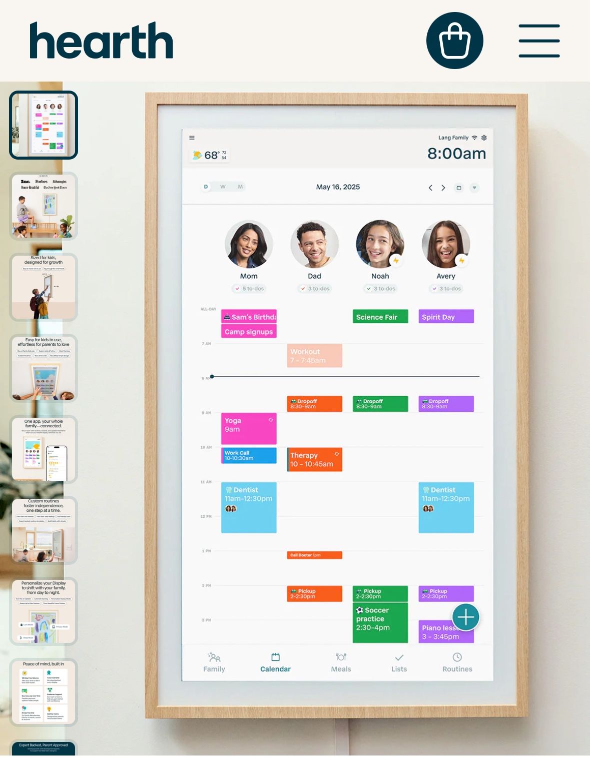 Hearth Digital Calendar