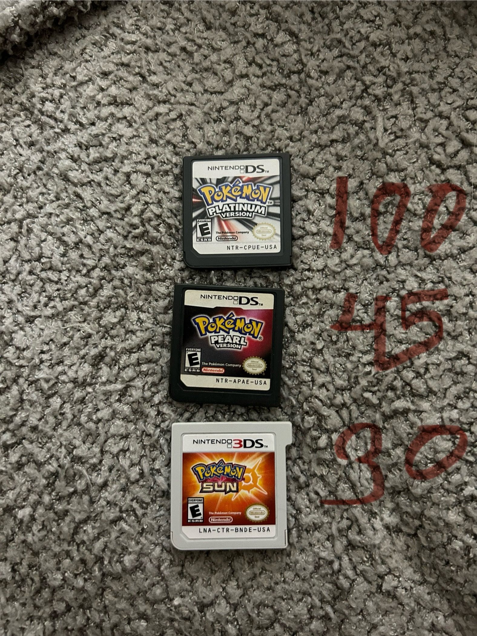Pokemon game DS/3DS