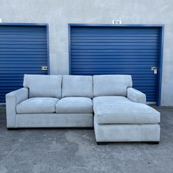 Down Feather Sectional Couch From Crate And Barrel 🛻 Delivery Available🛻