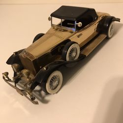 Vintage Metal 1931 Rolls Royce Phantom II Model Car Working Solid State AM Radio