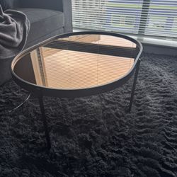 Glass Mirror coffee Table.