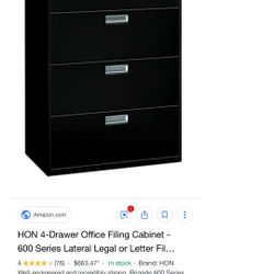Hon 600 series horizontal drawers