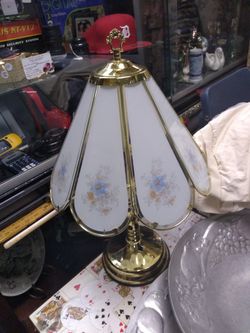 Lamp. Brass Base