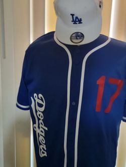 LA Dodgers #17 Baseball Jersey & Cap $75.00