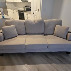 Cream Sofa 200 obo