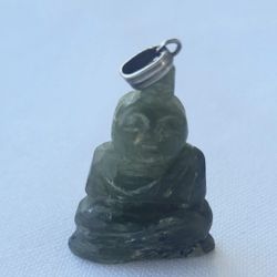 Jade and S925 Silver Pendant