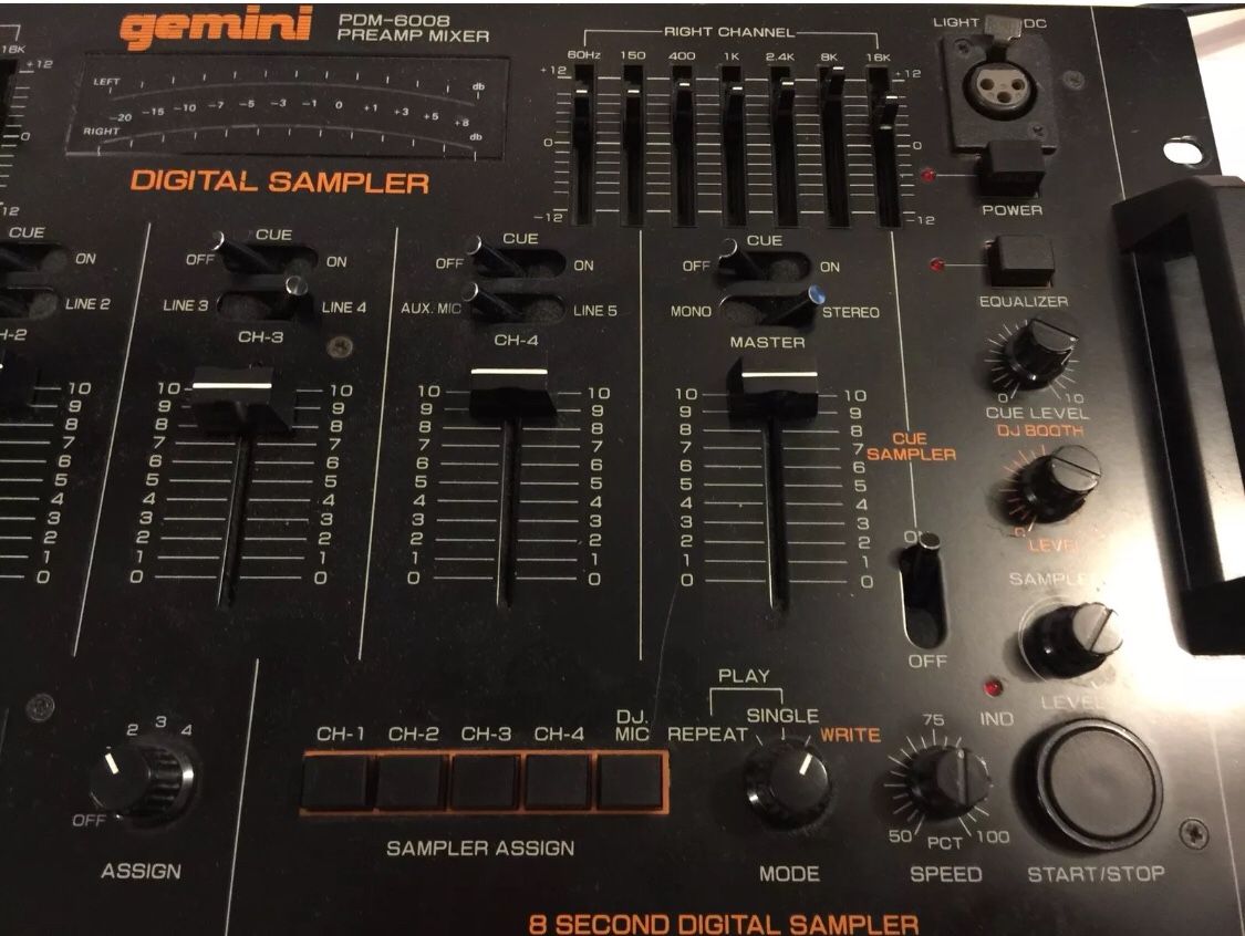 Gemini DJ MIXER WITH SAMPLER for Sale in Chicago, IL OfferUp