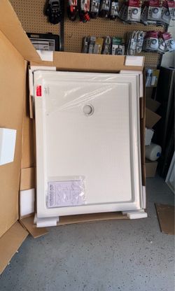 48”X36” Stand Up Shower Corner Pan Left Hand Drain