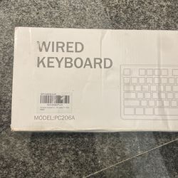 Wired keyboard new in Box