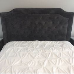 Zgallerie Queen Gray Bed Frame