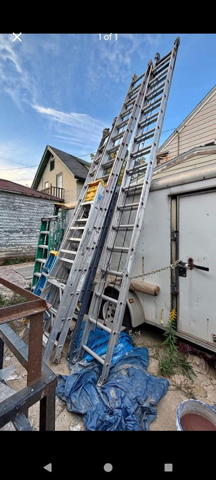 32ft Aluminum Ladder350/24ft199/32ft Broken280