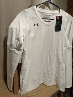 UNDER ARMOUR Women's POWERHOUSE 2.0 LONG SLEEVE VOLLEYBALL JERSEY Size Large