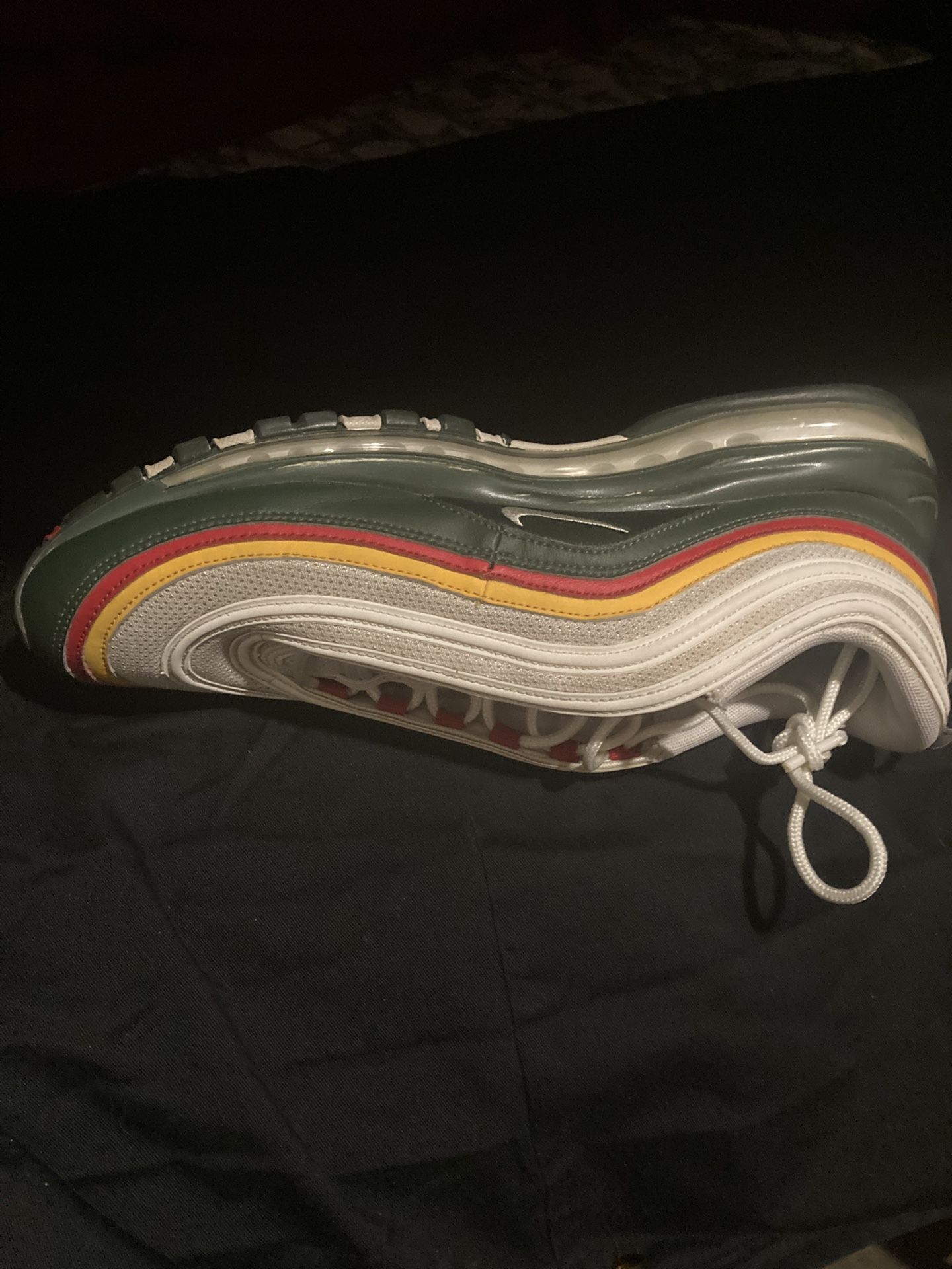 Nike Air Max 97 SE Ratatouille White Evergreen Size 12 Sneakers