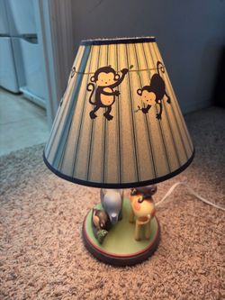 Kids Jungle Safari Animal Table Lamp