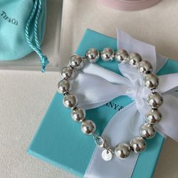 Tiffany Hardwear Ball Bracelet in Silver size 7.5 in NEW $700