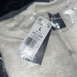 Adidas Crew Neck And Half Zip. .