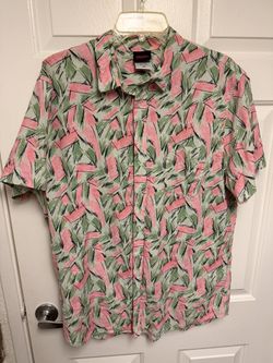 Men’s Button Up Shirt From Stranger Things