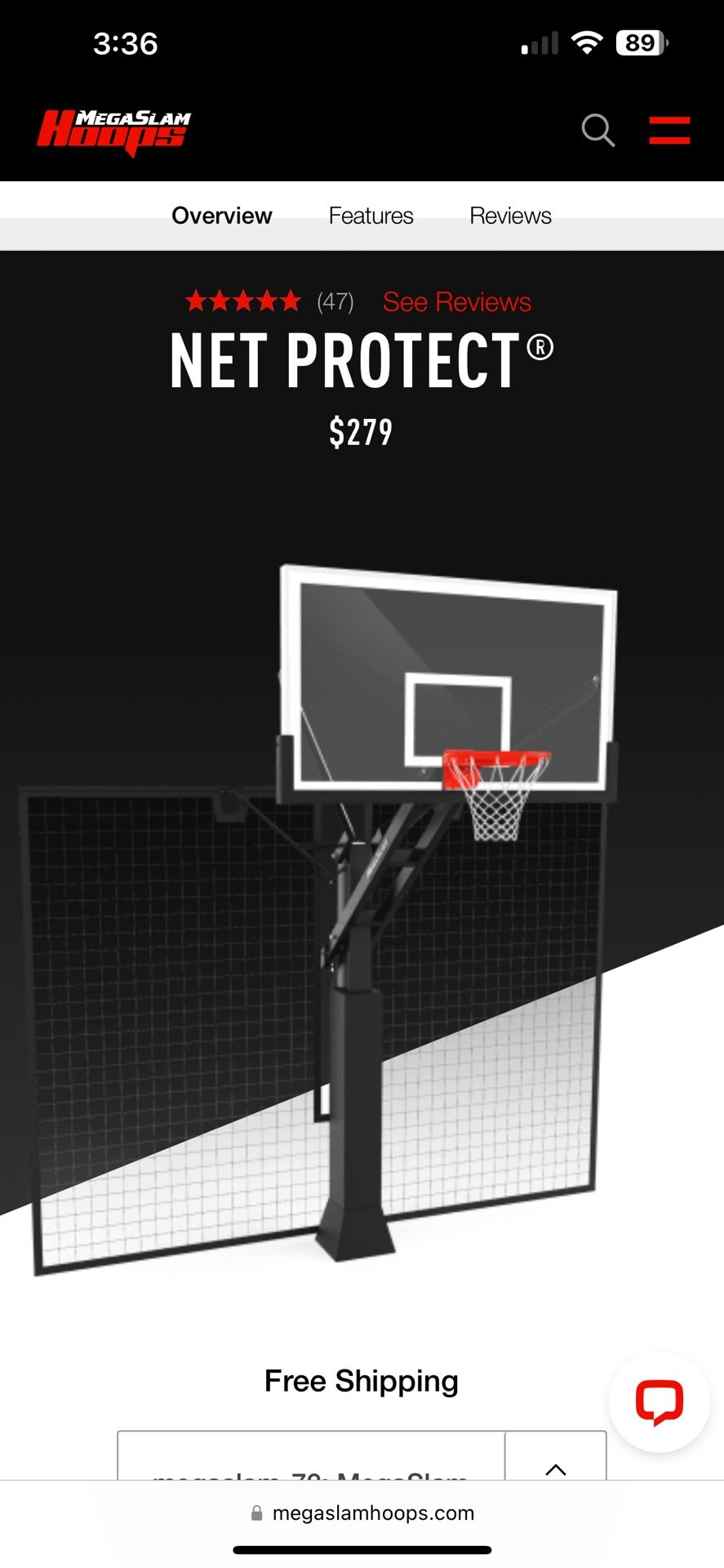 Net Protect For Mega slam Basketball Court