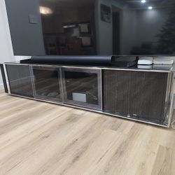 BEAUTIFUL MODERN SET TV STAND AND COFFEE TABLE FROM SCANDINAVIAN DESIGNS 