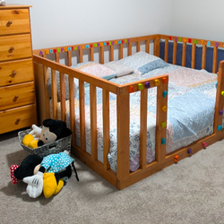 Kids bed and chest