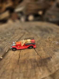Vintage Die-Cast Toy Fire Truck