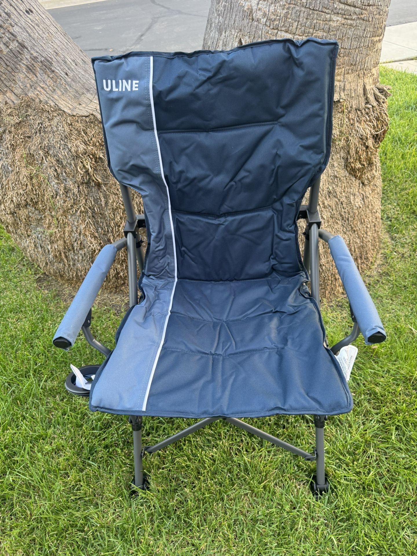 Brand New Folding Outdoor Chair With Cup Holder
