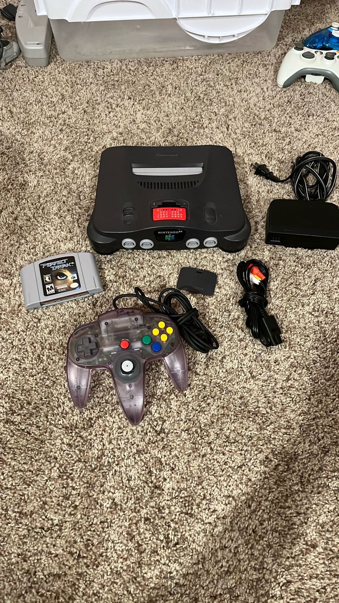 Nintendo 64 - N64 System And Perfect Dark