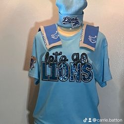 Lions T-shirt, Hat, & Socks Set 