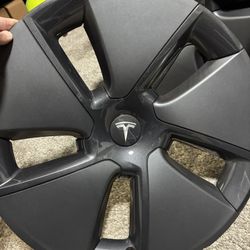 Genuine 2023 Tesla Model 3 Aero Wheel Covers 18” OEM