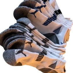 New Puma Socks 10 Pairs (Size 9-12)