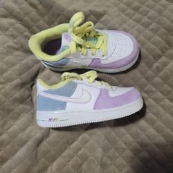 Nike Toddler's Force 1 LV8 Sneakers LV5 White/Light Zitron