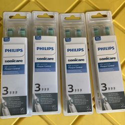 Philips Sonicare C2 Plaque Control - Genuine Replacement Electric Toothbrush Heads 4 Packs Of 3