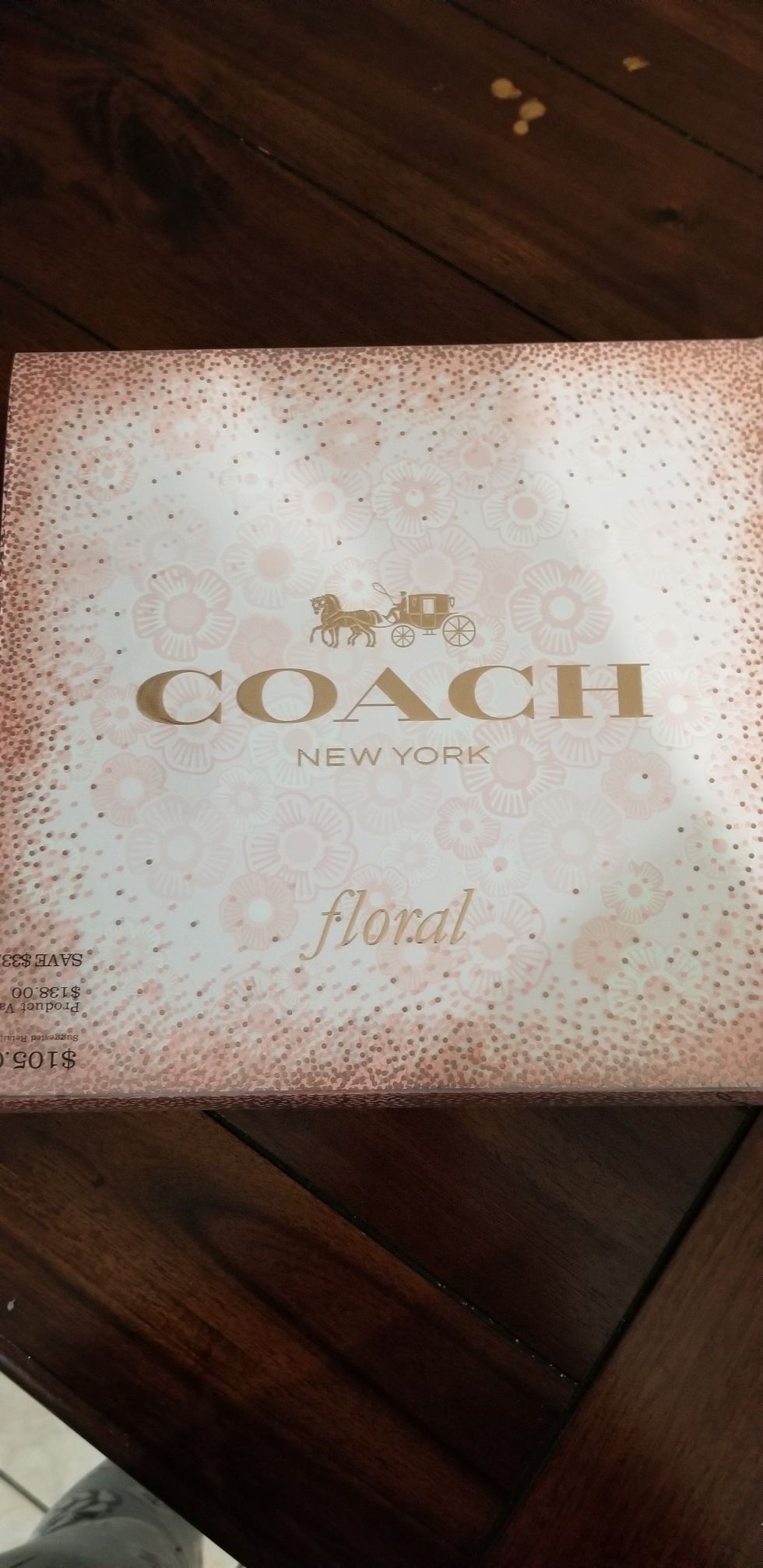 Free Coach Floral Perfume Box