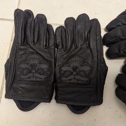 Harley Leather Gloves And Gauntlets