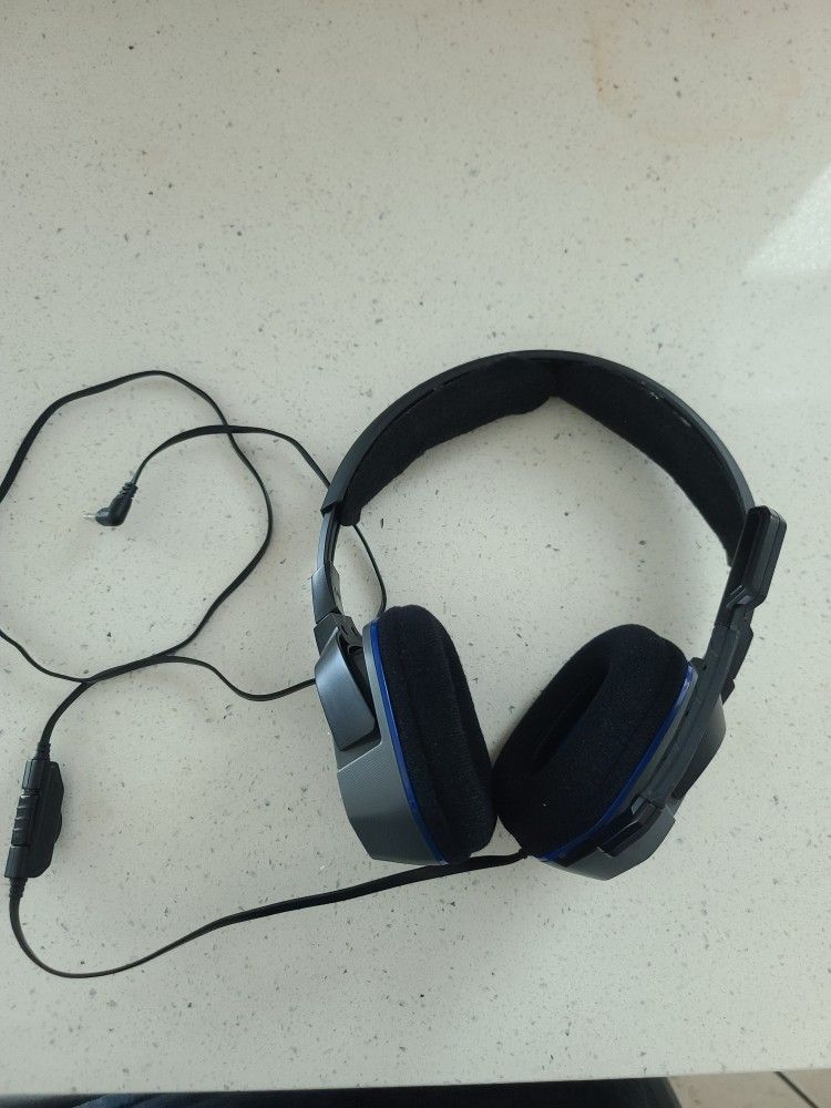 PDP Afterglow LVL 3 Sony PlayStation Stereo Wired Headset Mic -Black