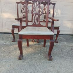 3 Chippendale Chairs