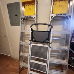 2 Werner 6 Foot Ladder And 4 Feet Ladder 