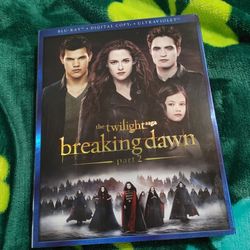 Twilight Breaking Dawn Blu-ray + Ultraviolet