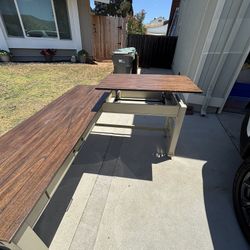 L shaped desk