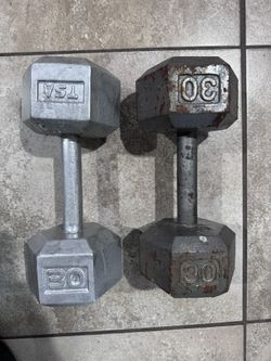 dumbbell 2 X 30lb