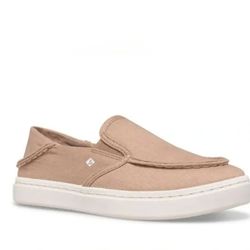 Sperry Big Kid's Salty Washable Sneaker in Khaki