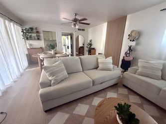 Sofa and love seat