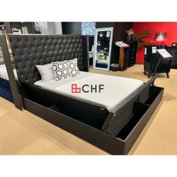 Queen Or King Size Storage Bed Frame  //Mattress Sold Separately 