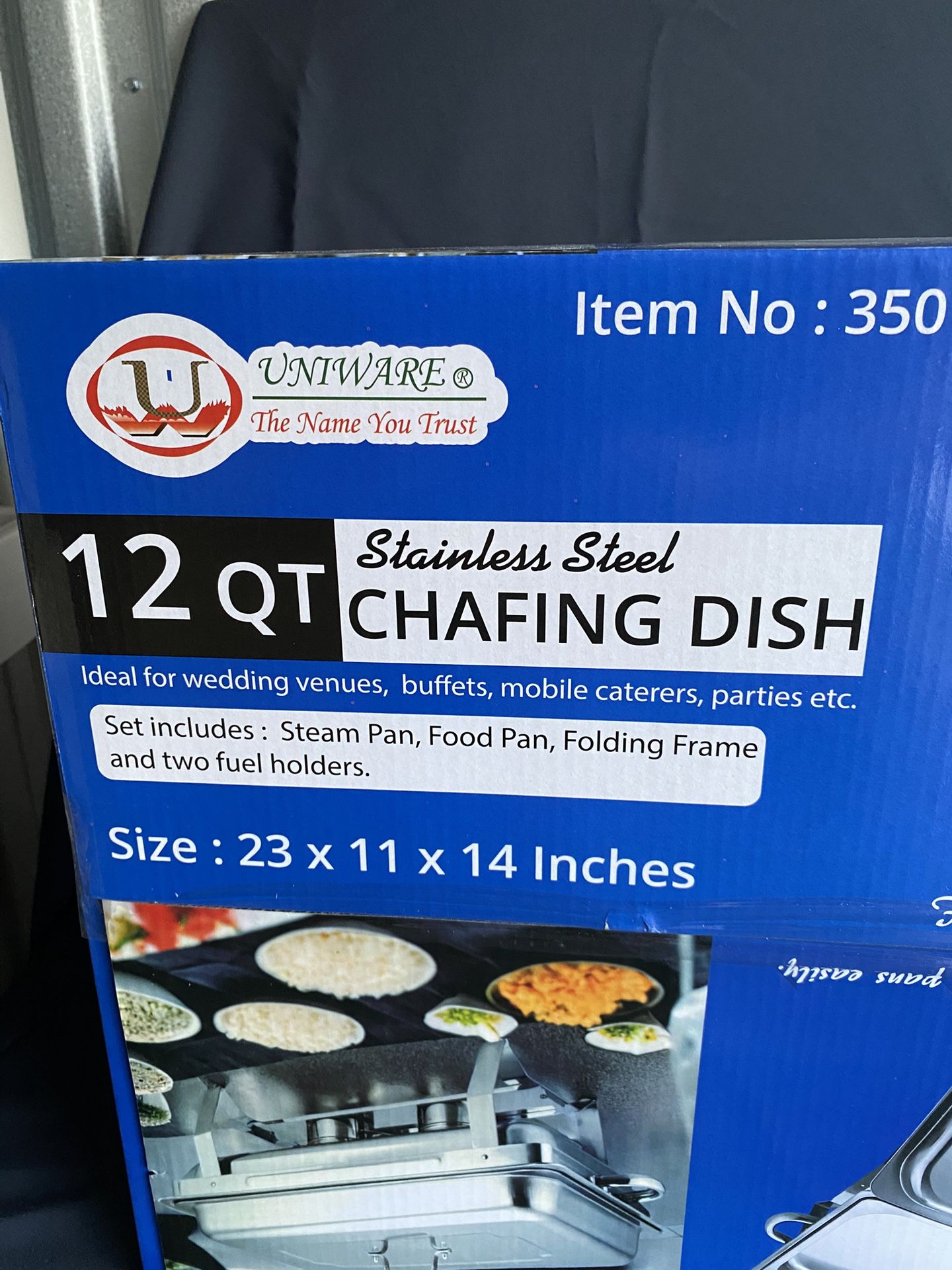 CHAFING DISH 12QT BRAND NEW