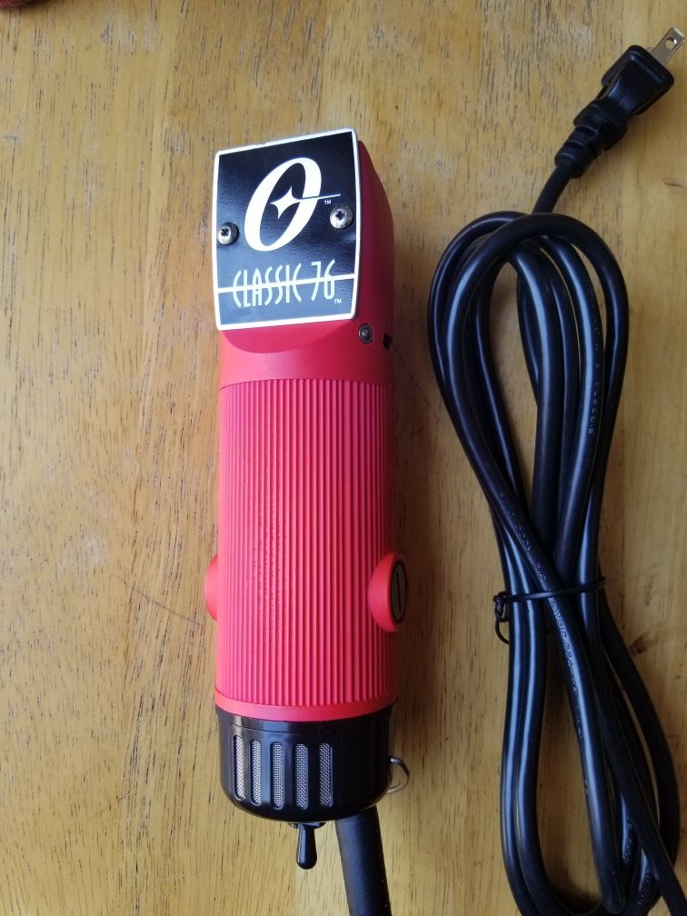 Oster classic 76 pink 2-speed modified professional hair clippers